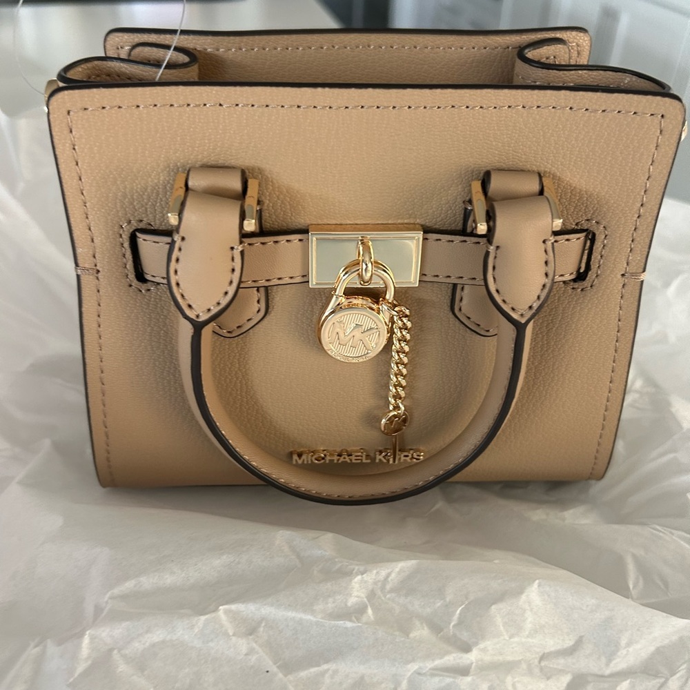NWT Michael Kors Extra Small Camel Crossbody Bag